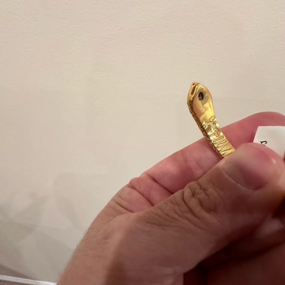 NWT RARE AUTHENTIC Julie Vos Textured Snake Open Cuff - Picture 14 of 17